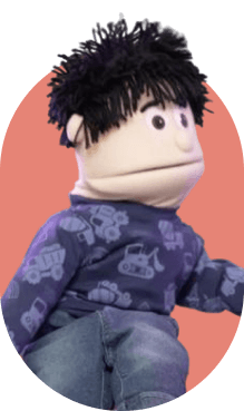 Deenies puppet character